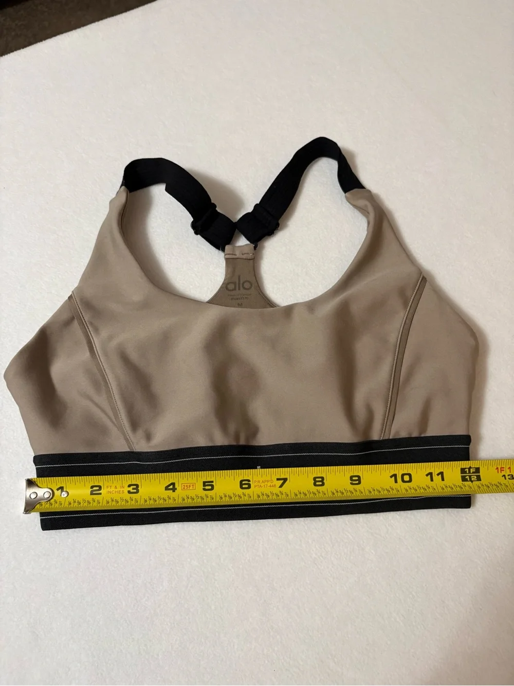 ALO YOGA Airlift Suit Up Bra In Beige size m